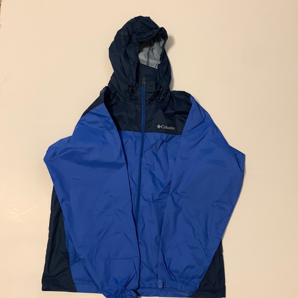 Columbia rain zip up rain jacket